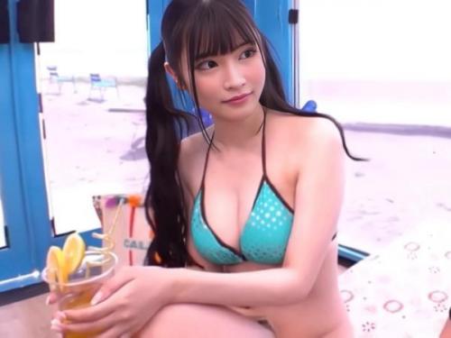 【素人】ツインテールのミニ系ギャルがMM号で肉棒をご奉仕するエロ動画！ムラムラした素人水着美少女にデカチン挿入！