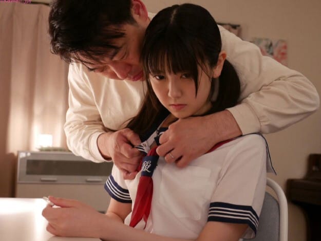 【JKレイプ】『東雲あずさ』ツインテール女子校生が母の再婚した中学時代の担任教師に孕ませ中出しされる！