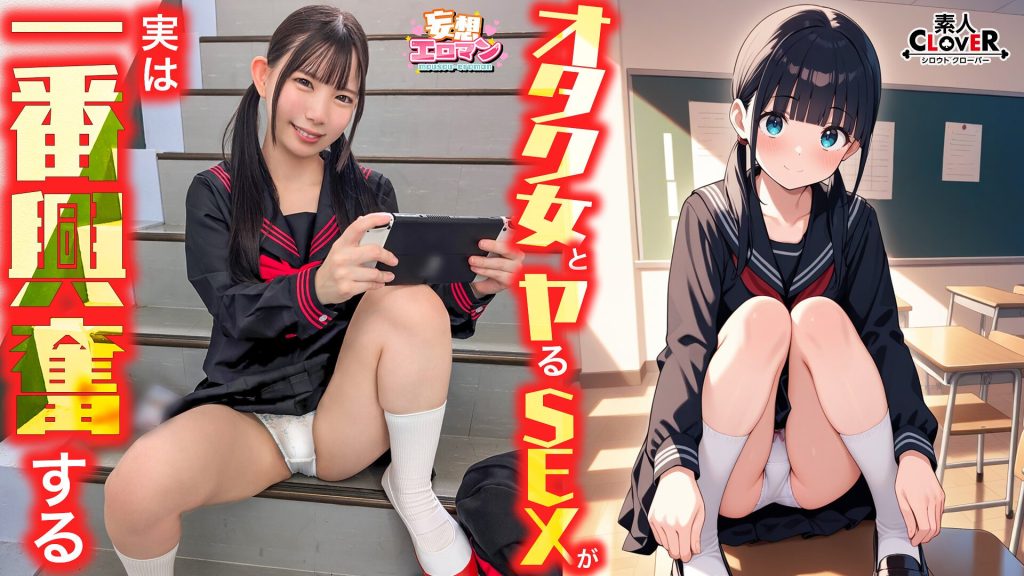 ミニ系パイパンオタク女子と童貞卒業中出し！南日菜乃が学校で妄想エロマン3章